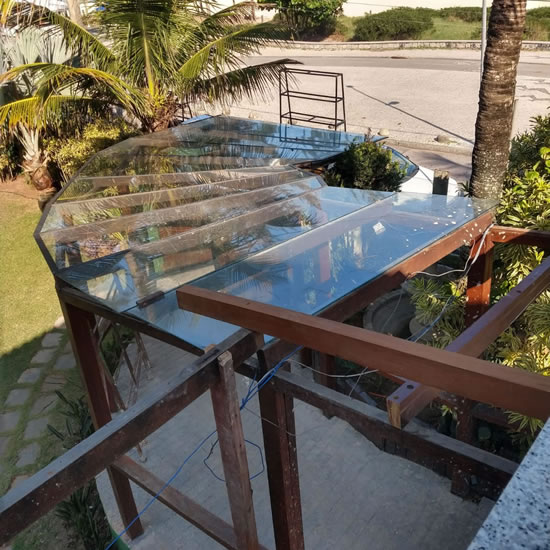 Pergolados e Coberturas em Vidro, Pergolado de Vidro Temperado, Pergolado de Vidro e Alumínio, Pergolado em Niterói, RJ